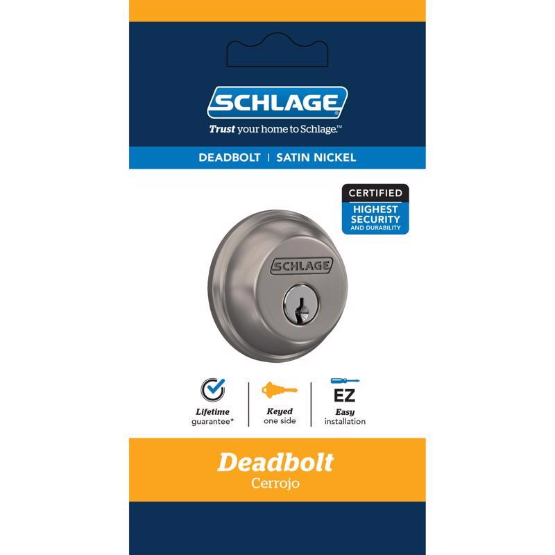 DEADBOLT SGL SN VP