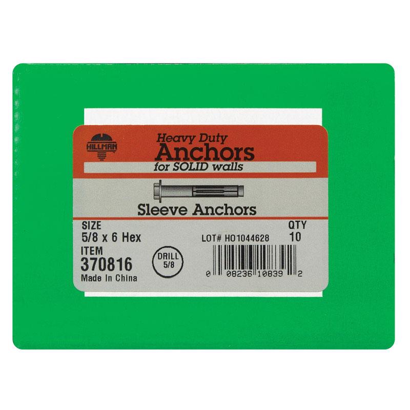 SLEEVE ANC HX 5/8X6 BX10