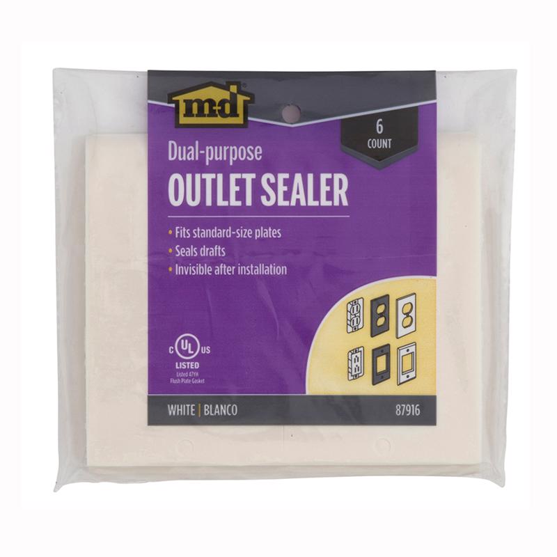 WALL PLATE SEALERS WHT