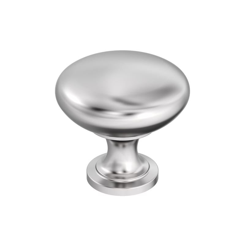 KNOB 1-1/4" POL CHRM