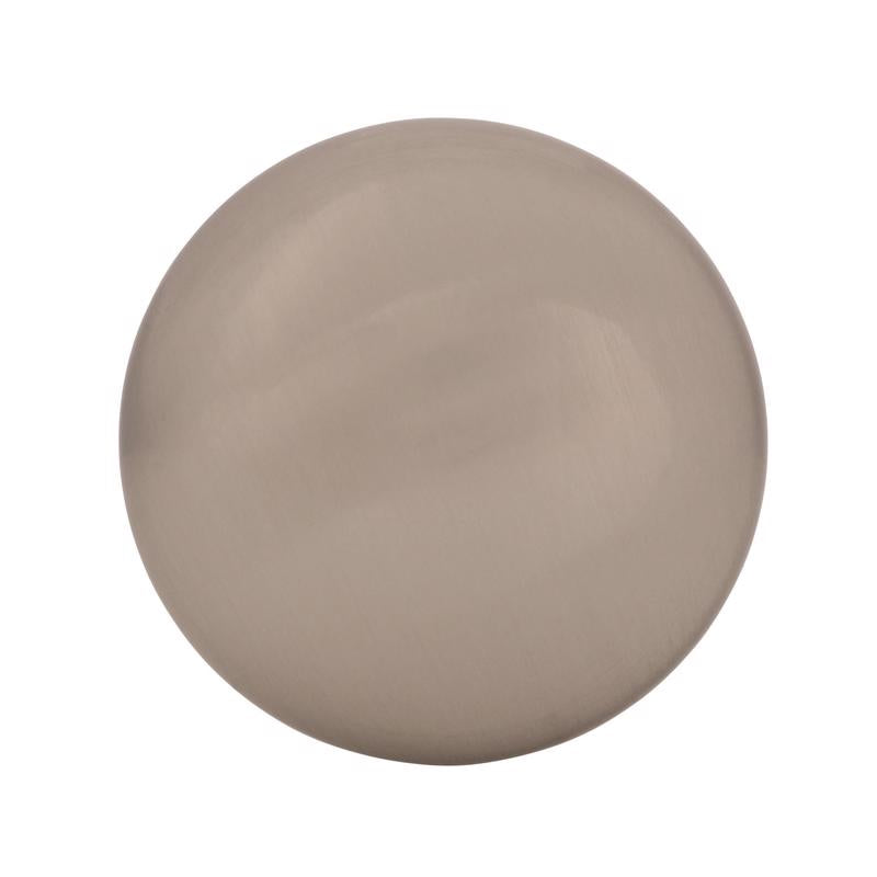 KNOB 1-1/4" STN NKL