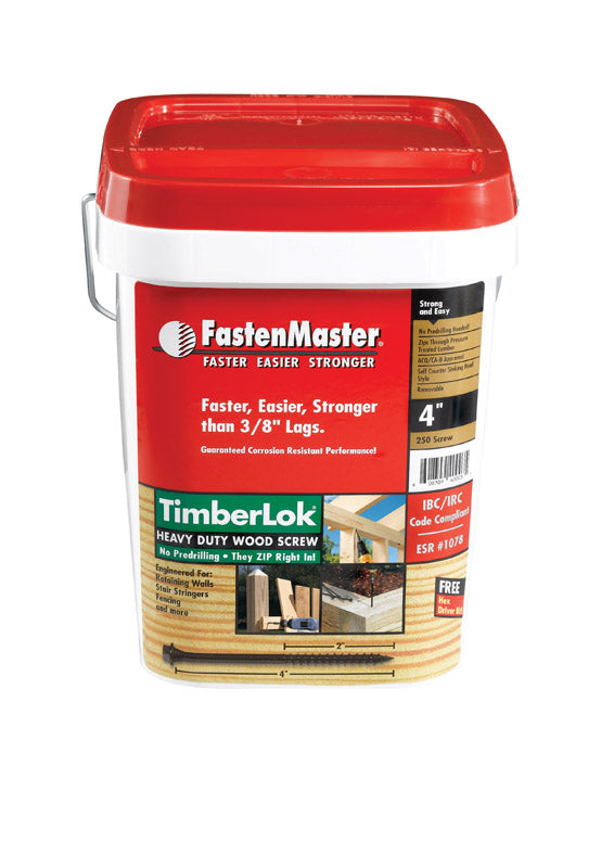 TIMBERLOK 4" 250 PACK