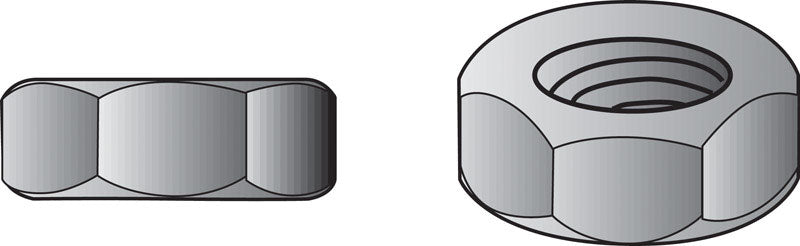 GALV HX NUTS USS 1/4-20