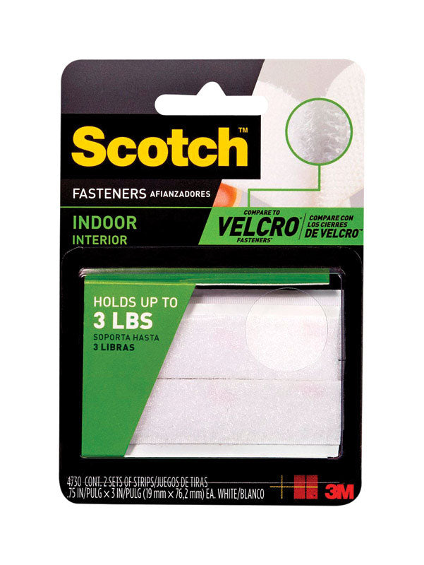 FASTENER 3/4X3" WHT INDR