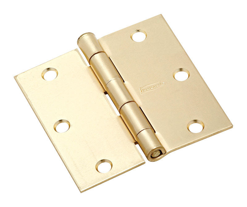HINGE SAT BRS RC 3PK3.5"