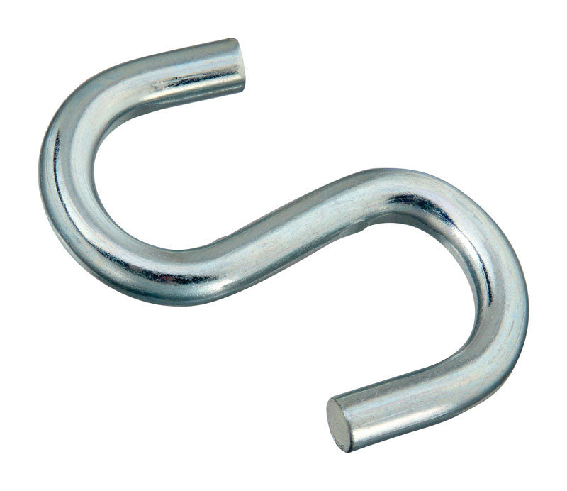 OPEN S-HOOK ZNC PLT 4"