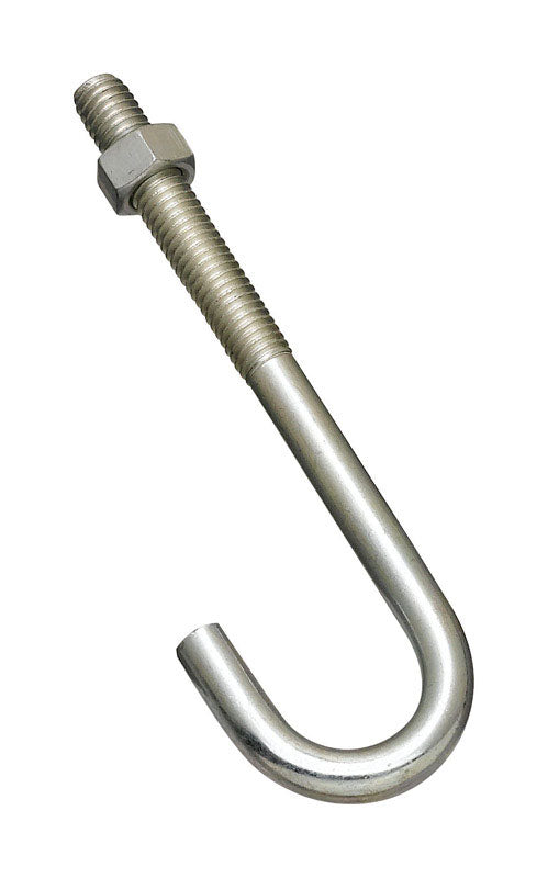 J-BOLT ZNC PLT 3/8X5"