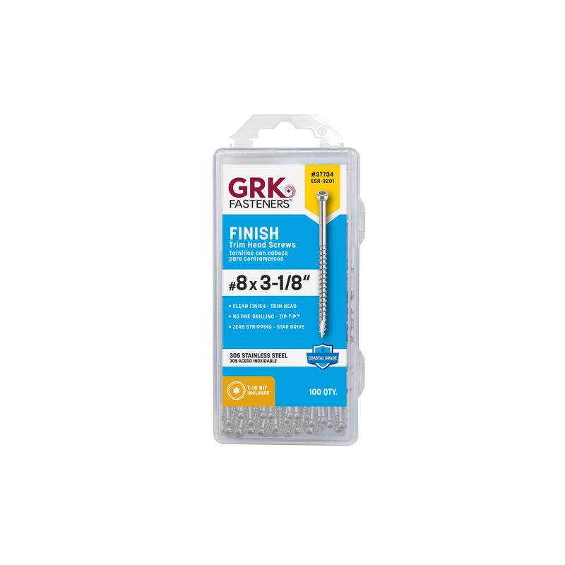 TRIM SCREWS #8 X 3-1/8"L