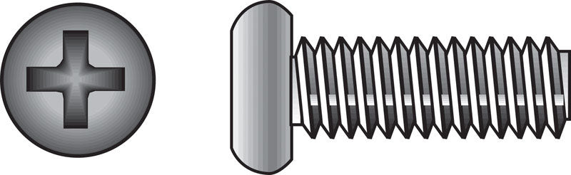 MCHN SCRWS FLT SS 1-1/4"