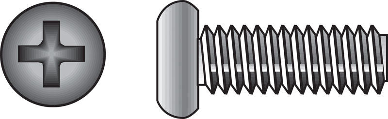 MCHN SCRWS FLT SS 1-1/2"