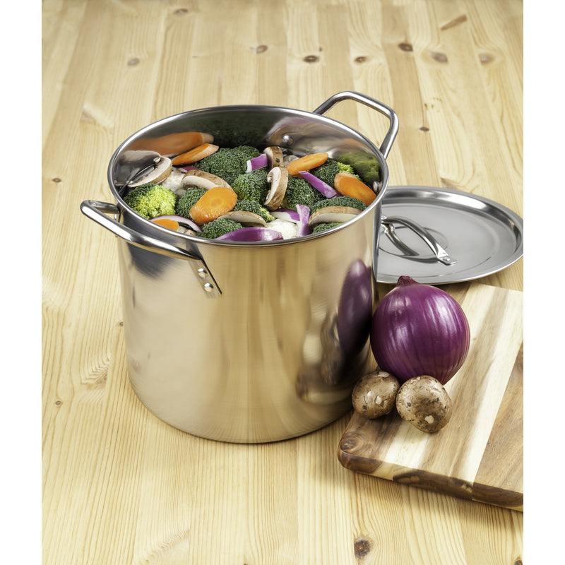 STOCK POT SS 12QT