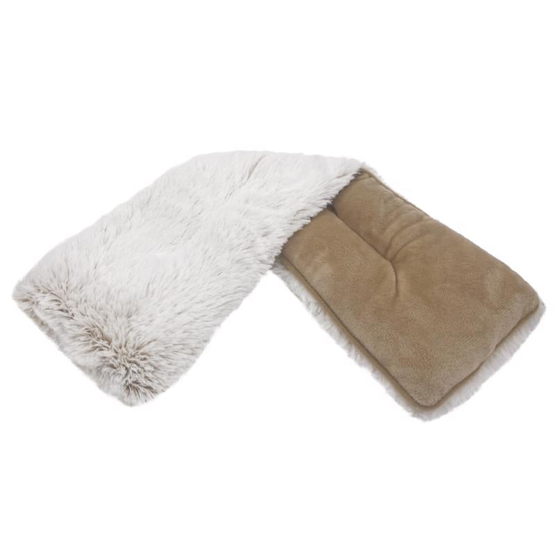 Warmies Marshmallow Neck Wrap Neck Wraps Brown/Gray