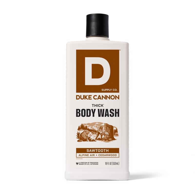 Duke Cannon Sawtooth Organic Alpine Air + Cedarwood Scent Body Wash 17.5 oz 1 pk