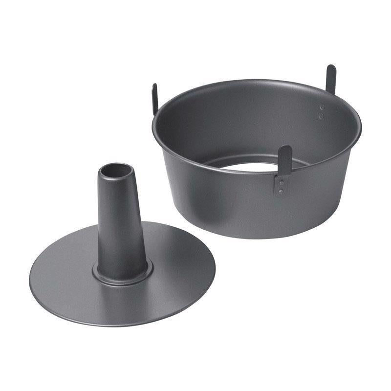 Chicago Metallic 9-1/2 in. W X 9.5 in. L Angel Food Cake Pan Gray