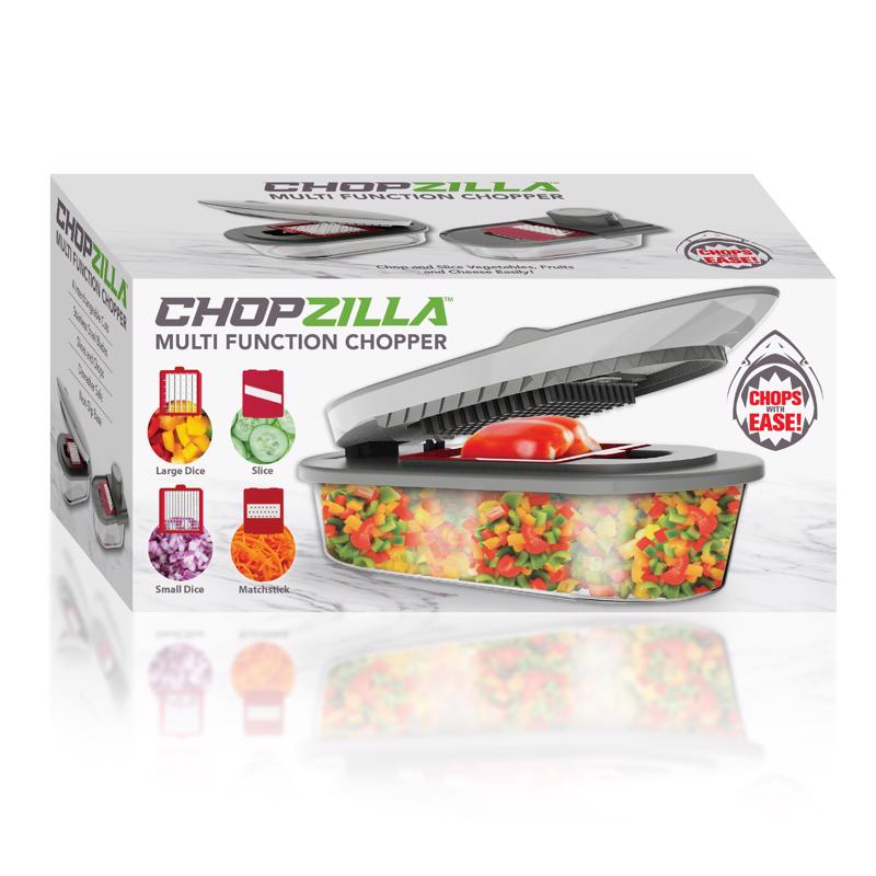 FOOD CHPR PLST/SS GRY