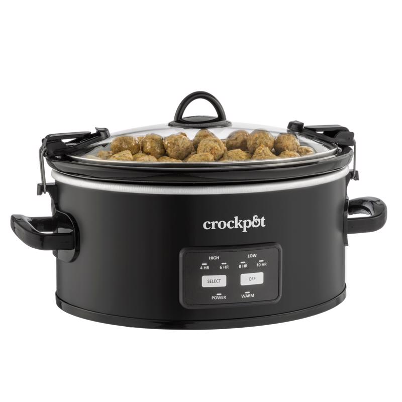 SLW CKR BLK 6QT 200W