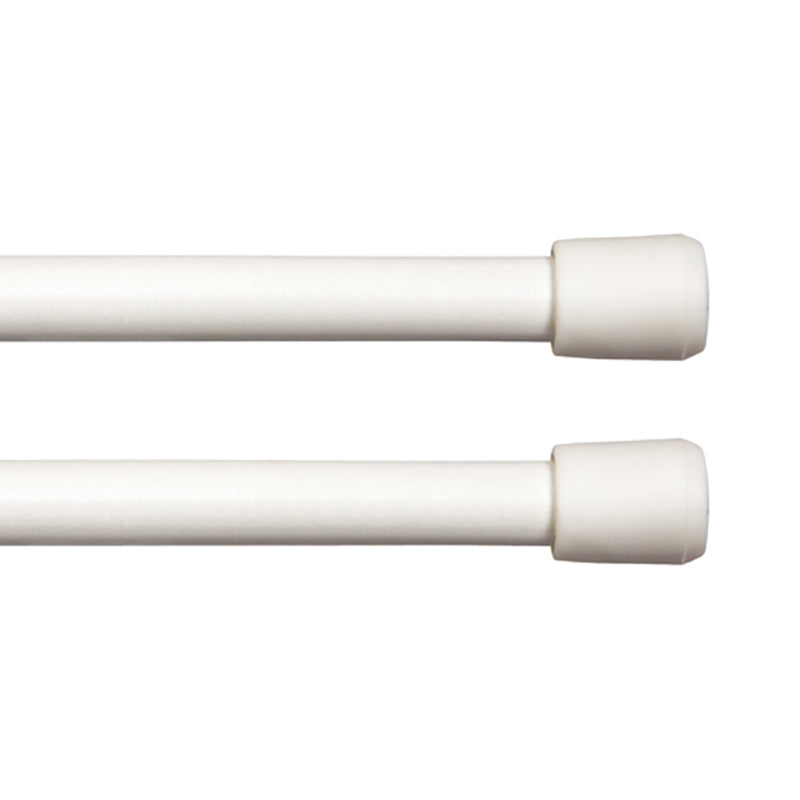 Kenney White Traditional/Transitional Tension Rod 11 in. L X 16 in. L