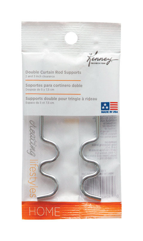 CURTAIN ROD CTR SUPT DBL