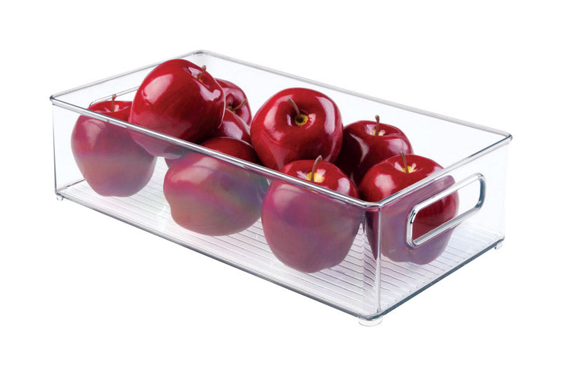 STORAGE BIN CLEAR 8"W