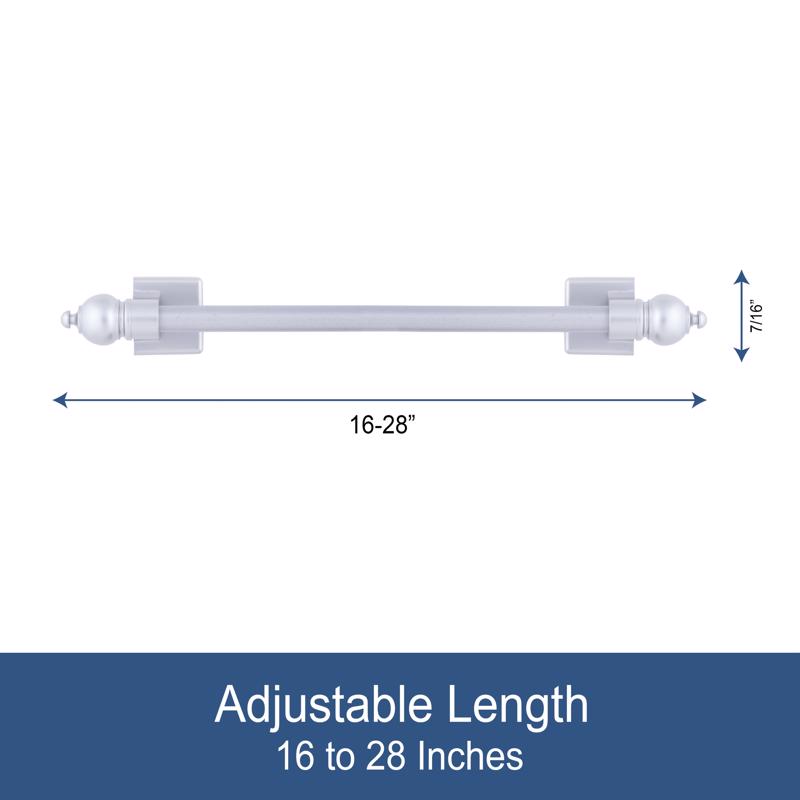 MAG CAFE ROD SLVR 16-28"