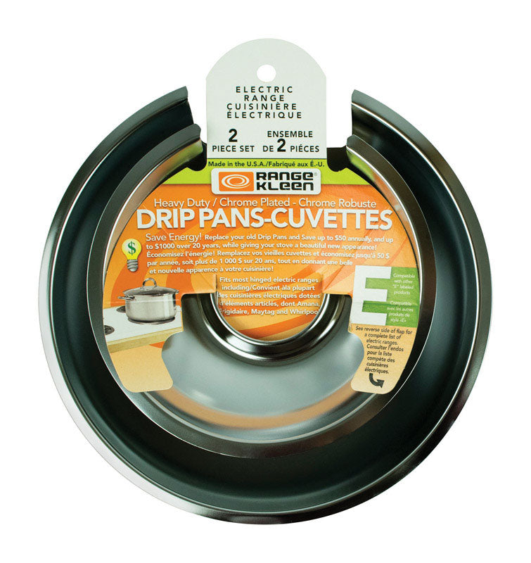 DRP PN STL CHRM SLV 8"