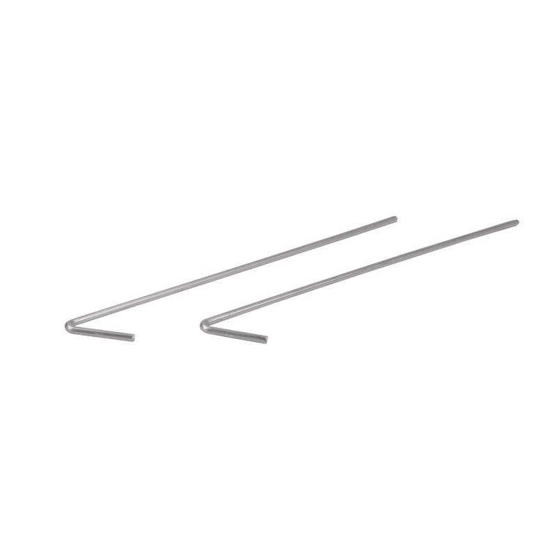 YardGard .787 in. H X .557 in. L Aluminium Multi-Purpose Fence Ties Silver