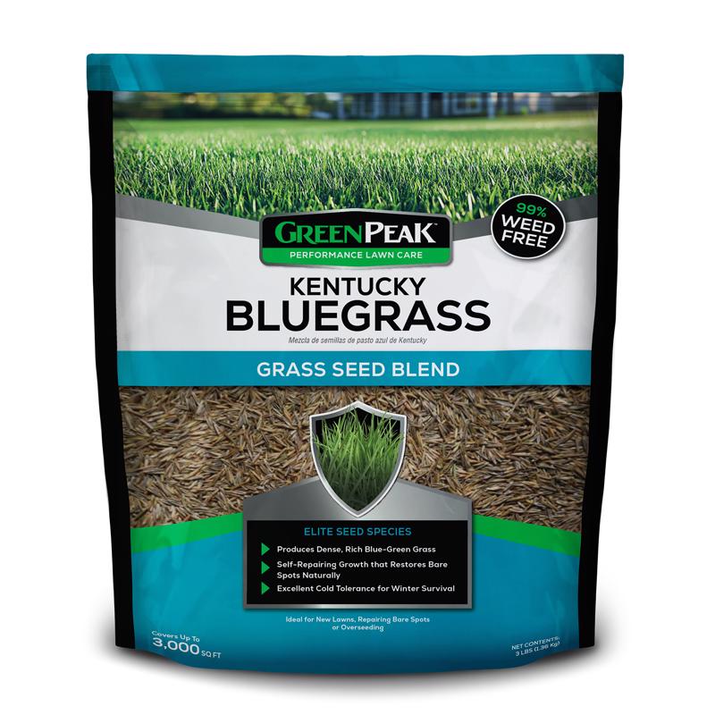 GreenPeak Kentucky Bluegrass Sun or Shade Grass Seed 3 lb
