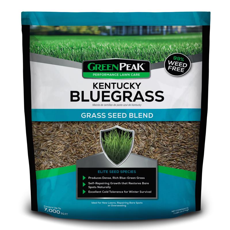 GreenPeak Kentucky Bluegrass Full Sun Grass Seed 7 lb