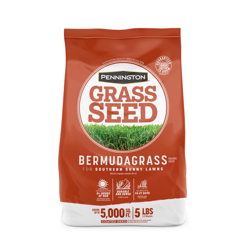 Pennington Penkoted Bermuda Grass Full Sun Grass Seed 5 lb