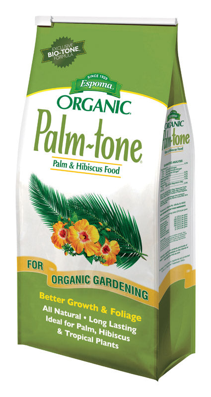 Espoma Palm-tone Organic Granules All Palms, Hibiscus and Tropical Plants Plant Food 4 lb