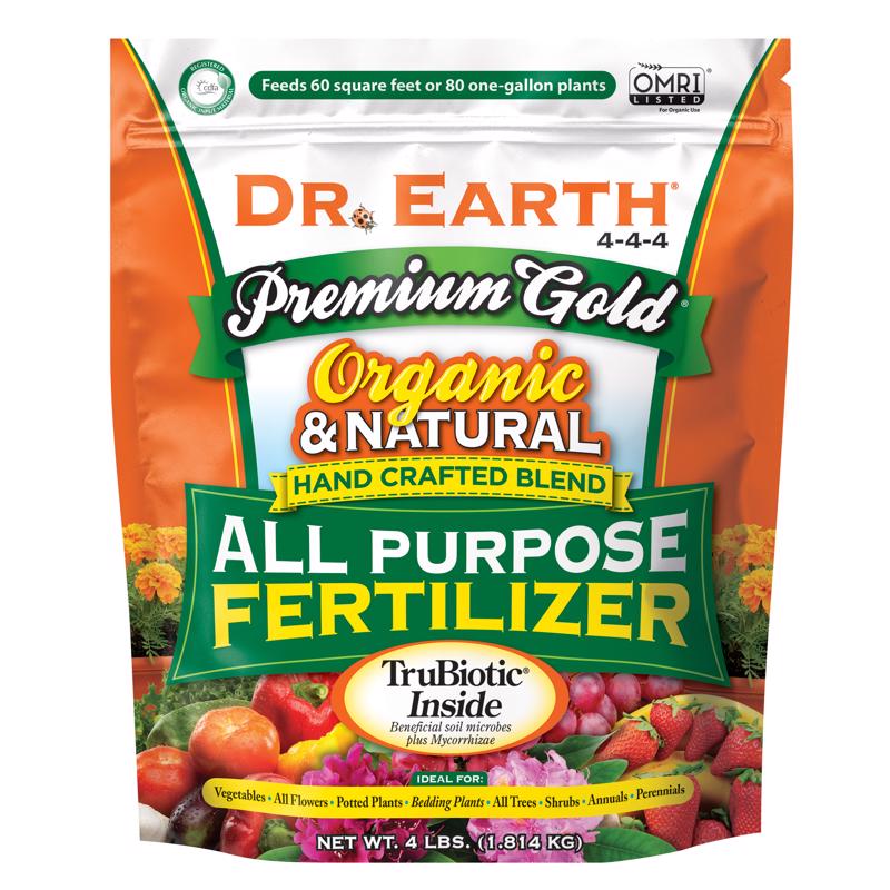 Dr. Earth Premium Gold All Purpose Organic Granules Flowers/Fruits/Vegetables All Purpose Plant Food