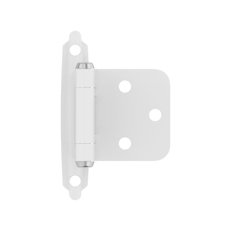 HINGE CAB WHT 2PK