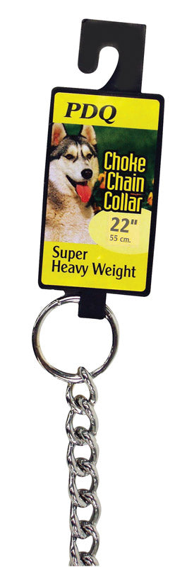 DOG COLLAR 16-22" SLVR
