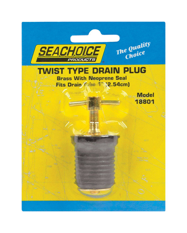 PLUG DRAIN TWST-TURN 1"