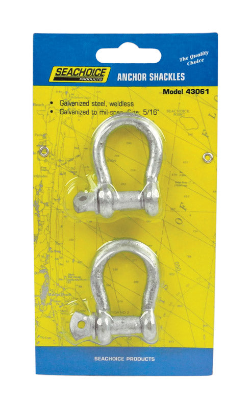SHACKLE-GALVANIZED 5/16"