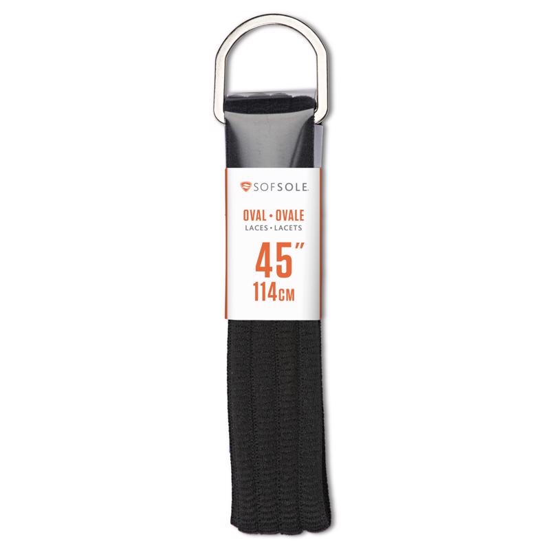 BLACK SHOE LACES 45"