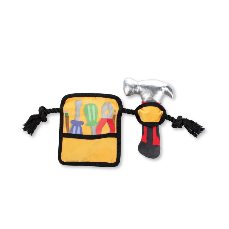 Pet Shop by Fringe Studio For Dog Multicolored Plush Tools for the Trade Dog Toy 1 pk