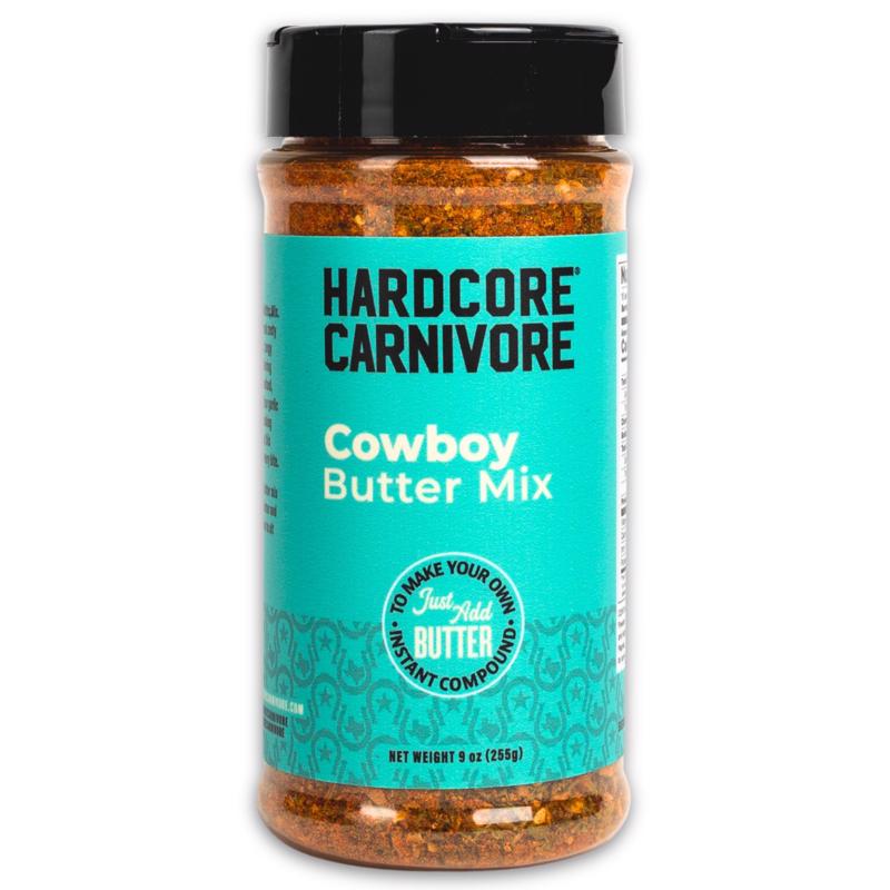 Hardcore Carnivore Cowboy Butter Bar-B-Q Rub/Seasoning 9 oz