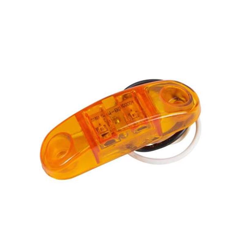 LED LGHT OVL AMBR 12V