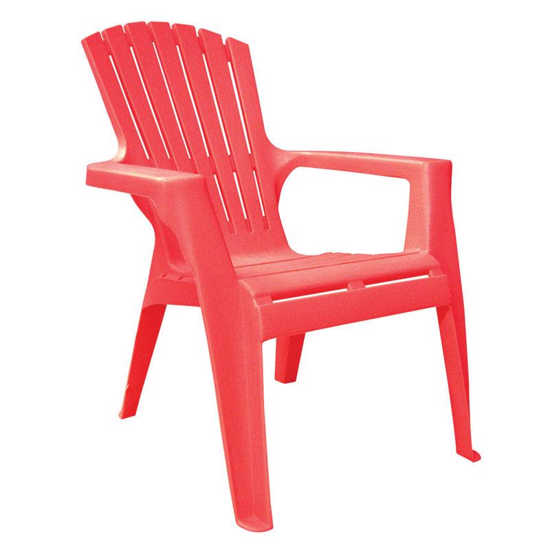 Adams Kids Cherry Red Polypropylene Frame Adirondack Chair