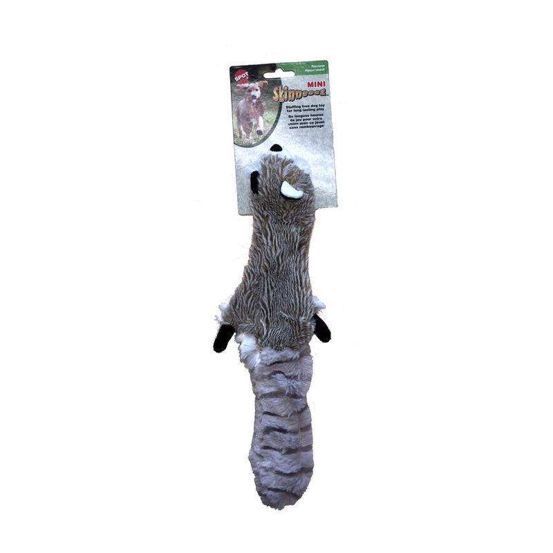 DOG TOY SM RACCOON