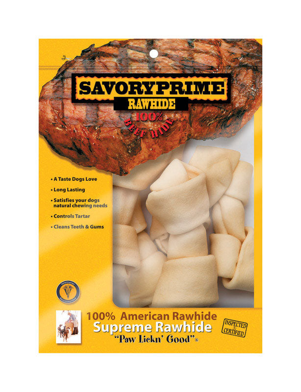 RAWHIDE KNOT BONE 6-7"