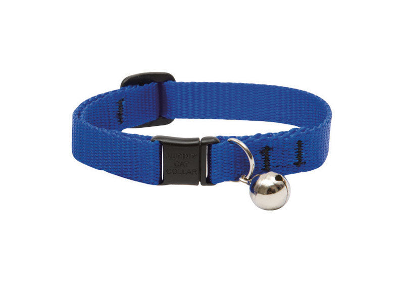 CAT COLLAR 8-12"BLU