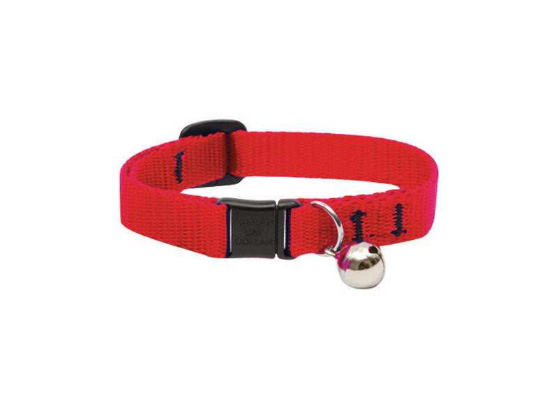 CAT COLLAR 8-12"RED