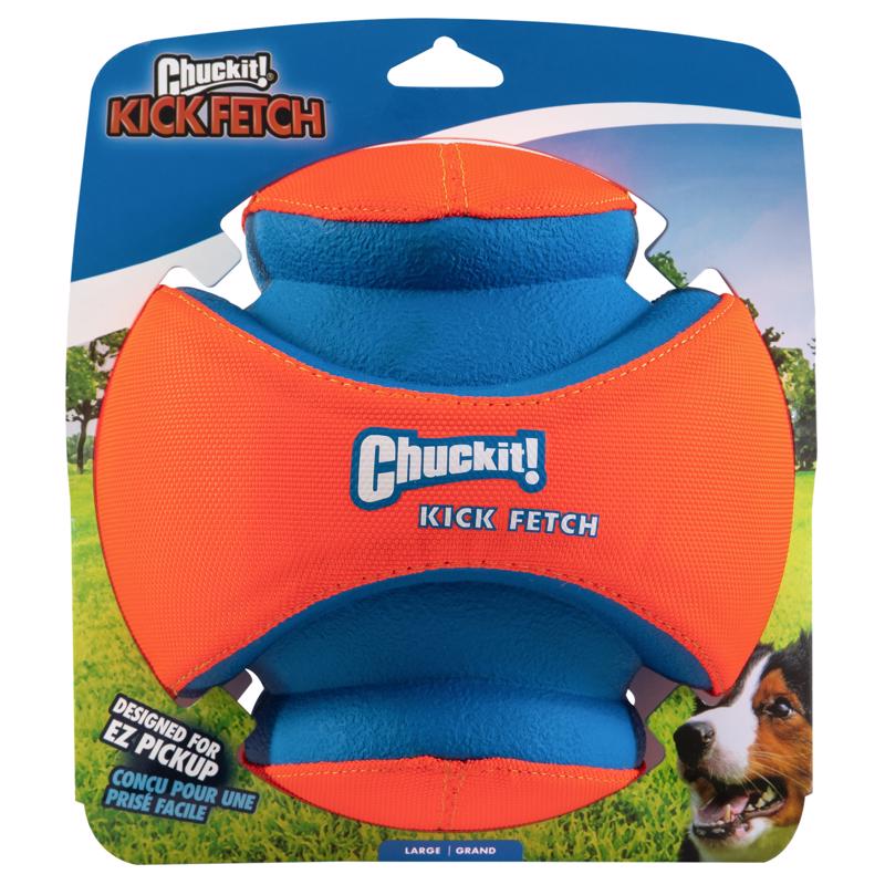 BALL DOG TOY LG KICK FET