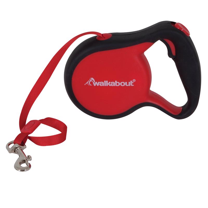 LEASH RETR 16' MD RED