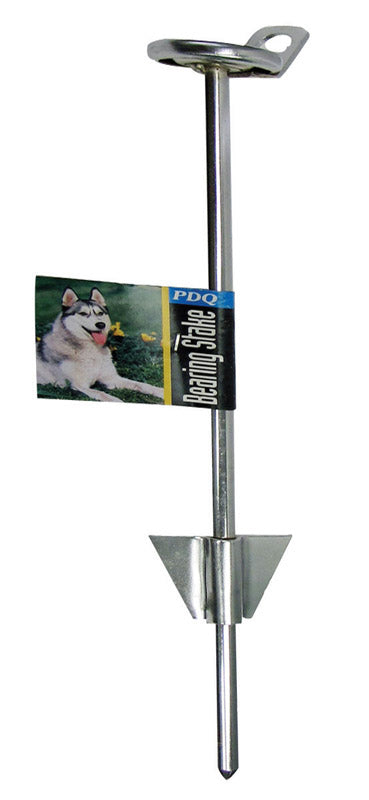 DOG TIE OUT 15' SLVR LG