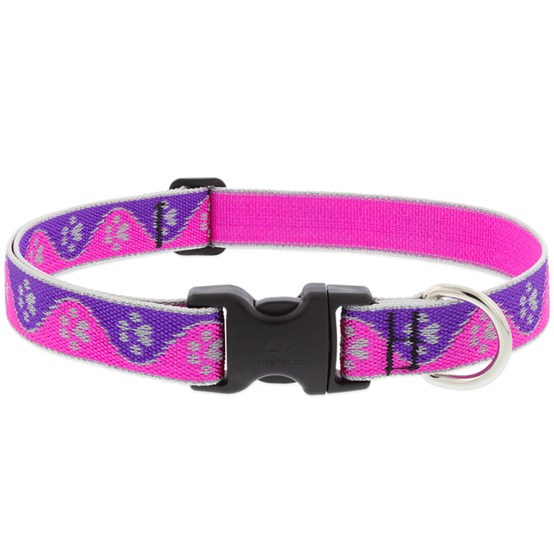 DOG COLLAR 20" PNK PAWS