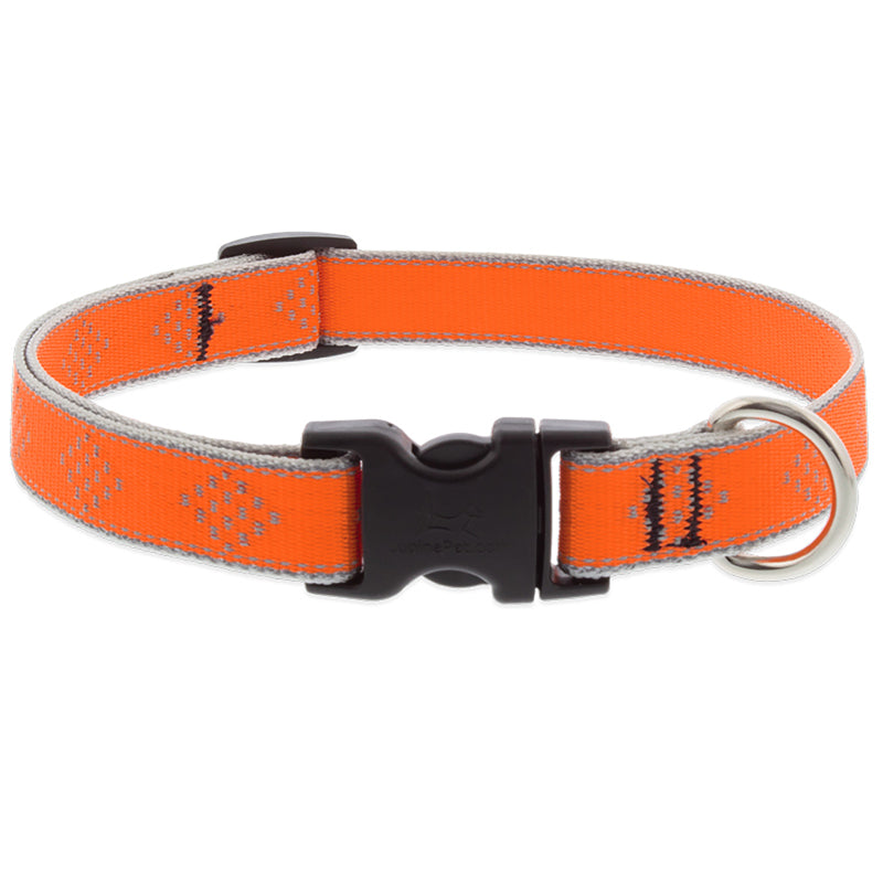 DOG COLLAR 14" ORG DIAMO