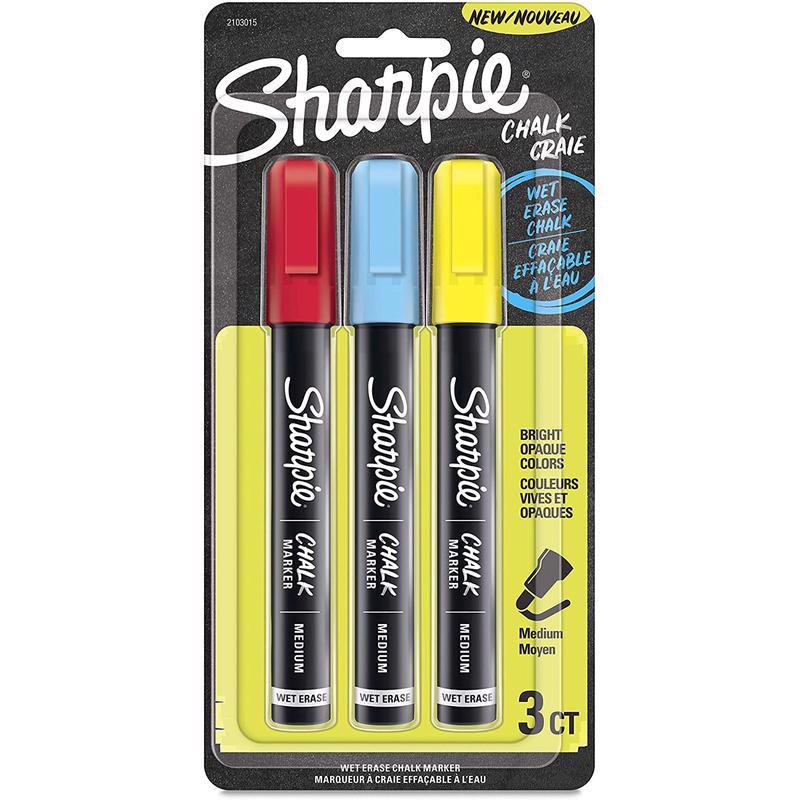 CHALK MARKER ASST MED 3P